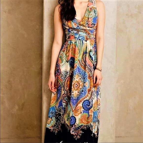 Anthro Maeve “Vizcaya”Maxi GORGEOUS - Picture 2 of 6